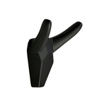 Крючок мебельный CAPPIO HORN, двухрожковый, цвет черный, 3 шт. - фото 809639615