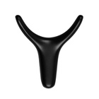 Крючок мебельный CAPPIO OX, двухрожковый, цвет черный, 3 шт. - фото 809677230