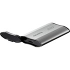 Накопитель SSD A-Data, USB-C, 500 ГБ, SD810-500G-CSG, SD810, 1.8", серый - Фото 5