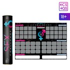 Плакат для пар со скретч-слоем «Секс-челлендж», А3, 18+ - Фото 2