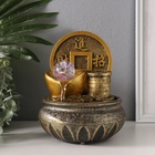 Фонтан настольный с подсветкой «Монета. Богатство», 16×16×20 см - Фото 2