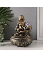 Фонтан настольный с подсветкой «Хотей. Благополучие», от сети, 16×16×22 см - Фото 5