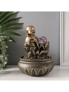 Фонтан настольный с подсветкой «Хотей. Благополучие», от сети, 16×16×22 см - Фото 6