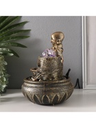 Фонтан настольный с подсветкой «Хотей. Благополучие», от сети, 16×16×22 см - Фото 8