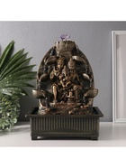 Фонтан настольный с подсветкой «Парвати, Шива, Ганеша у водопада», от сети, 21×28×40 см - Фото 5