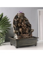 Фонтан настольный с подсветкой «Парвати, Шива, Ганеша у водопада», от сети, 21×28×40 см - Фото 6