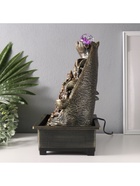 Фонтан настольный с подсветкой «Парвати, Шива, Ганеша у водопада», от сети, 21×28×40 см - Фото 8