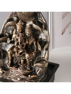 Фонтан настольный с подсветкой «Парвати, Шива, Ганеша у водопада», от сети, 21×28×40 см - Фото 9