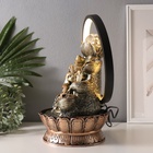 Фонтан настольный с подсветкой «Ганеша в золотом под водопадами», от сети, 25×20×34 см - Фото 5
