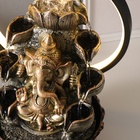 Фонтан настольный с подсветкой «Ганеша в золотом под водопадами», от сети, 25×20×34 см - Фото 6