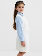 Жилетка для девочки, MINAKU :Party Dress, белая, рост 122 см - Фото 8