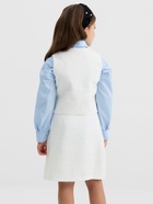 Жилетка для девочки, MINAKU :Party Dress, белая, рост 122 см - Фото 9