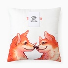 Подушка декоративная «Этель. Влюблённая парочка», 40×40 см, велюр - Фото 5