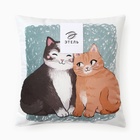 Подушка декоративная «Этель. Ля-Мур», 40×40 см, велюр 10781887