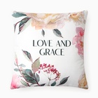 Подушка декоративная «Этель» Love and grace, 40×40 см, велюр - Фото 1