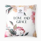 Подушка декоративная «Этель» Love and grace, 40×40 см, велюр - Фото 5