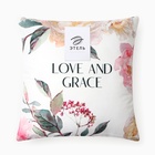 Подушка декоративная «Этель» Love and grace, 40×40 см, велюр - Фото 6