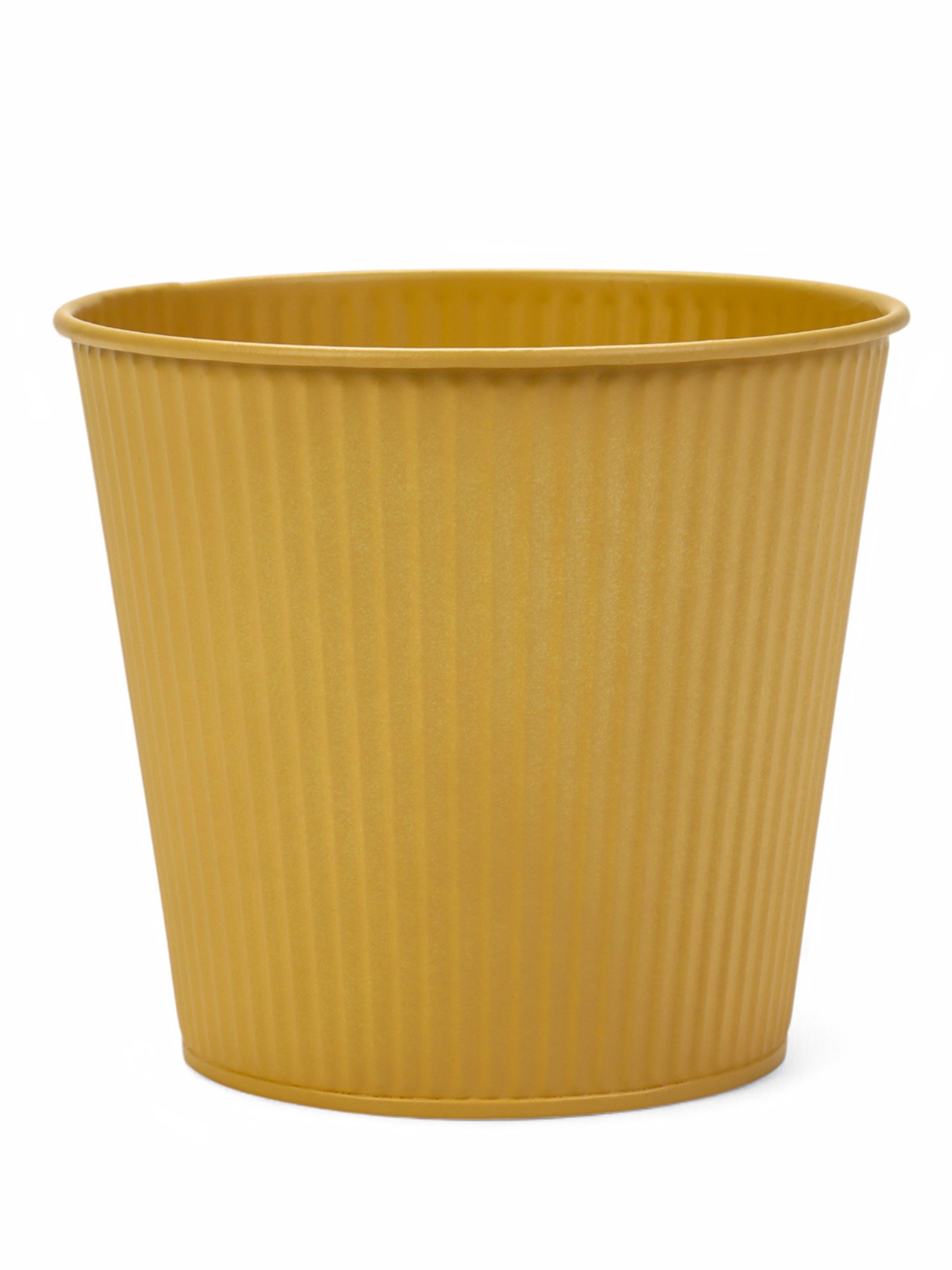 Кашпо «Ведёрко Килли», 14×14×13 см, жёлтое Кашпо «Ведёрко Килли», 14×14×13 см, жёлтое