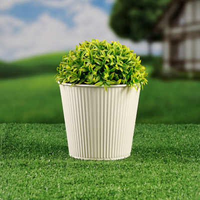 Кашпо «Ведёрко Килли», 14×14×13 см, белое