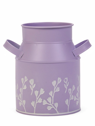 Кашпо - ваза «Ландыши», 11.5×11.5×15.5 см, лавандовое