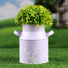 Кашпо - ваза «Ландыши», 11.5×11.5×15.5 см, лавандовое - Фото 2