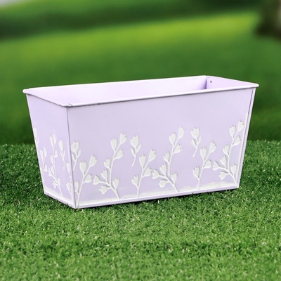 Кашпо - бонсай «Ландыши», 20×10×10 см, 1 л, лавандовое