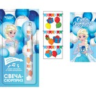 Свеча в торт сюрприз, с открыткой, Холодное сердце - Фото 1