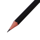 Карандаш художественный Calligrata TOP, чернографитный, H, шестигранный - Фото 4