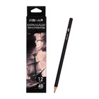 Карандаш художественный Calligrata TOP, чернографитный, 4B, шестигранный - Фото 2