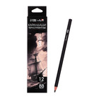 Карандаш художественный Calligrata TOP, чернографитный, 8B, шестигранный - Фото 2