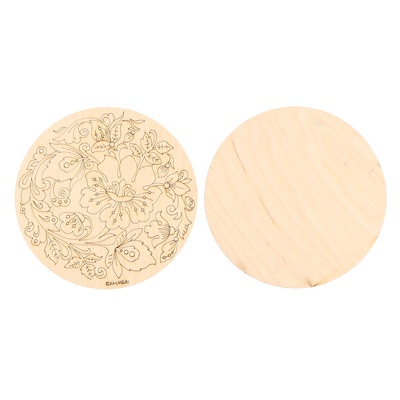 Заготовки для творчества. Роспись по дереву «Русские узоры», хохлома, 5 шт