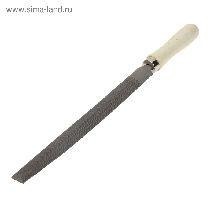 Напильник "СИБРТЕХ", 250 мм, полукруглый, деревянная ручка - Фото 1