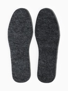 Стельки для обуви, утеплённые, универсальные, р-р RU до 46 (р-р Пр-ля до 47), 29 см, пара, серые - Фото 2