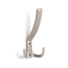 Крючок мебельный ТУНДРА TKT001, трехрожковый, сатиновый никель - Фото 3