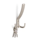 Крючок мебельный ТУНДРА TKT001, трехрожковый, сатиновый никель - Фото 4