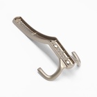 Крючок мебельный ТУНДРА TKT001, трехрожковый, сатиновый никель - Фото 14