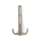 Крючок мебельный ТУНДРА TKT001, трехрожковый, сатиновый никель - Фото 6
