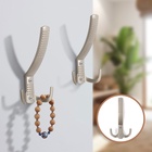 Крючок мебельный ТУНДРА TKT001, трехрожковый, сатиновый никель - Фото 2