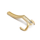 Крючок мебельный ТУНДРА TKT001, трехрожковый, матовое золото - Фото 11