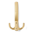 Крючок мебельный ТУНДРА TKT001, трехрожковый, матовое золото - Фото 12