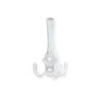 Крючок мебельный ТУНДРА TKT004, трехрожковый, белый - Фото 5