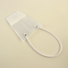 Сумка для цветов прозрачная, влагостойкая, белая, 20×17×10 см - Фото 4