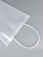 Сумка для цветов прозрачная с каймой, влагостойкая, 47×34×19 см - Фото 5