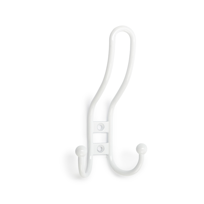 

Крючок мебельный ТУНДРА TKT002 LIGHT, трехрожковый, белый