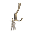 Крючок мебельный ТУНДРА TKT003 LIGHT, трехрожковый, бронза - Фото 3