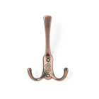 Крючок мебельный ТУНДРА TKT003 LIGHT, трехрожковый, медь - Фото 4