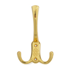 Крючок мебельный ТУНДРА TKT003 LIGHT, трехрожковый, золото - Фото 4