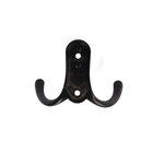 Крючок мебельный ТУНДРА TKd=024 LIGHT, двухрожковый, черный - Фото 5