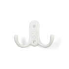 Крючок мебельный ТУНДРА TKd=024 LIGHT, двухрожковый, белый - Фото 4