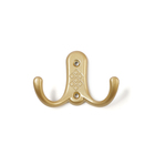 Крючок мебельный ТУНДРА TKd=024 LIGHT, двухрожковый, матовое золото - Фото 4